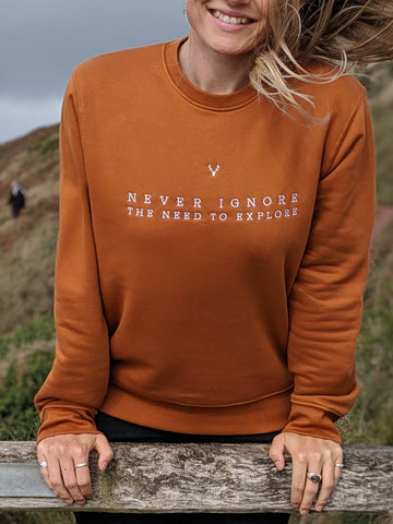 Hillside Sweat - Burnt Orange