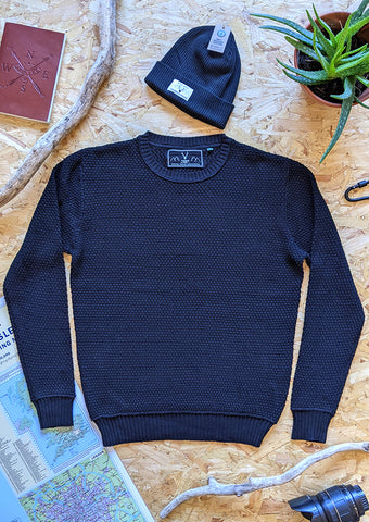 Coastal Crewneck - Black