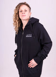 Made for the Mountains Black Zip Hoody