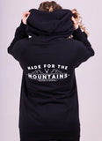 Made for the Mountains Black Zip Hoody