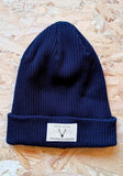 Navy Organic Beanie