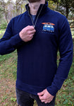 Van Life Embroidered Half Zip Sweatshirt