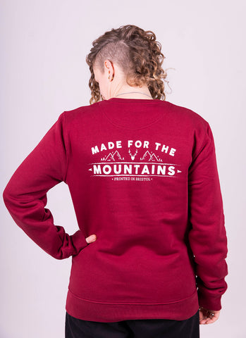 Made for the Mountains Sweater - Burgundy