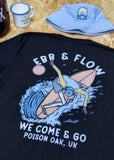Ebb & Flow Long Sleeve Tee - Black