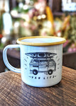 Van Life Camping Mug - Yellow