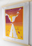 The Open Road Fabric Art Print