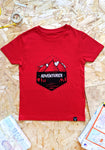 World's Next Adventurer T-shirt - Red