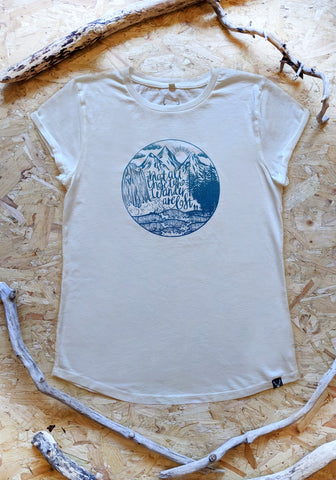 Wanderlust Ladies T-shirt - Off White